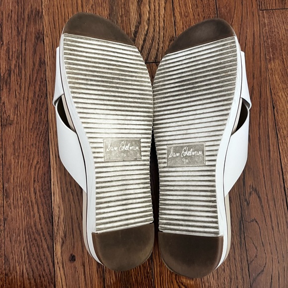 Sam Edelman White Slide Sandals - Picture 3 of 5